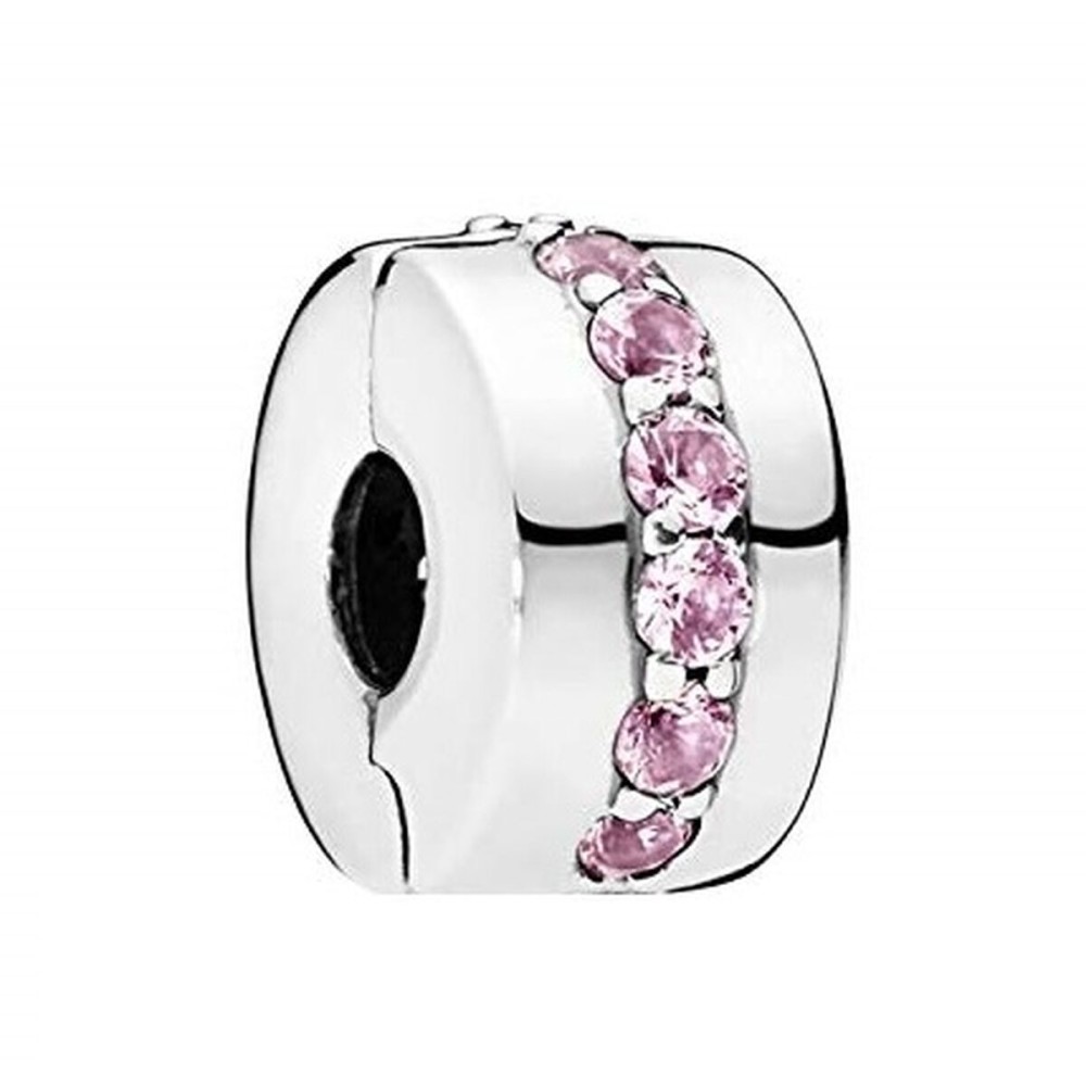 Charms für Damen Pandora PINK SPARKLING ROW CLIP