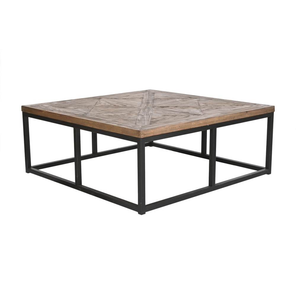 Table Basse Home ESPRIT Bois Métal 120 x 120 x 45 cm