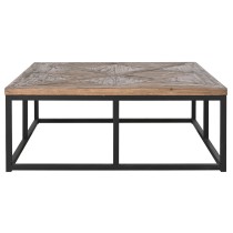 Table Basse Home ESPRIT Bois Métal 120 x 120 x 45 cm