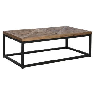 Table Basse Home ESPRIT Bois Métal 125 x 65 x 40 cm