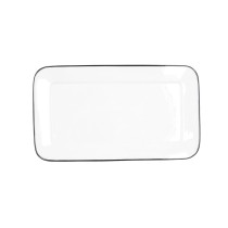 Plateau apéritif Quid Gastro Blanc Céramique 31 x 18 cm (6 Unités)