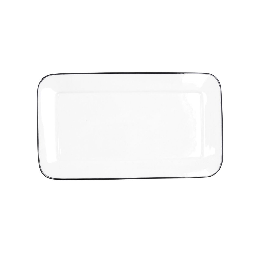 Snack tray Quid Gastro White Ceramic 31 x 18 cm (6 Units)