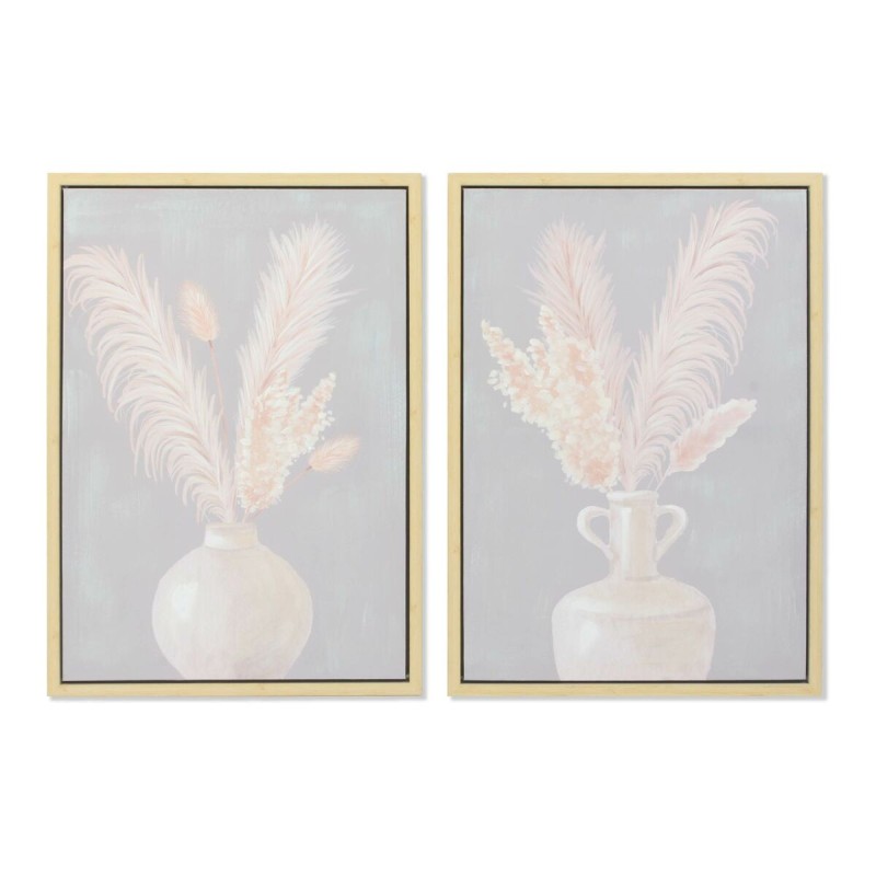 Cadre DKD Home Decor Vase 50 x 4 x 70 cm Shabby Chic (2 Unités)