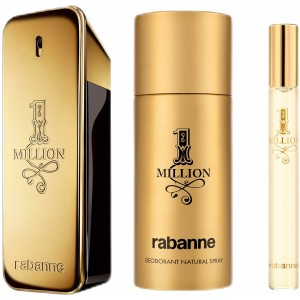 Set de Parfum Homme Paco Rabanne 1 Million 3 Pièces