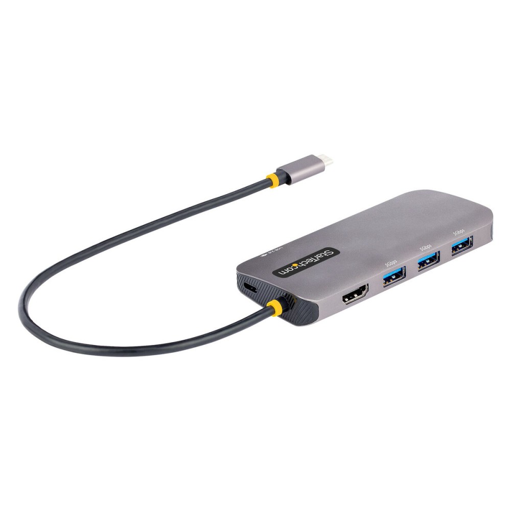 Hub USB Startech 127B-USBC-MULTIPORT Grau