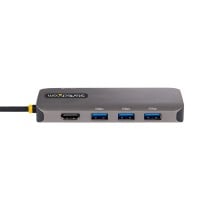 Hub USB Startech 127B-USBC-MULTIPORT Grau