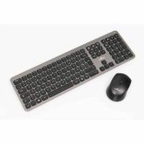 Keyboard and Wireless Mouse Bluestork Easy Slim Grey