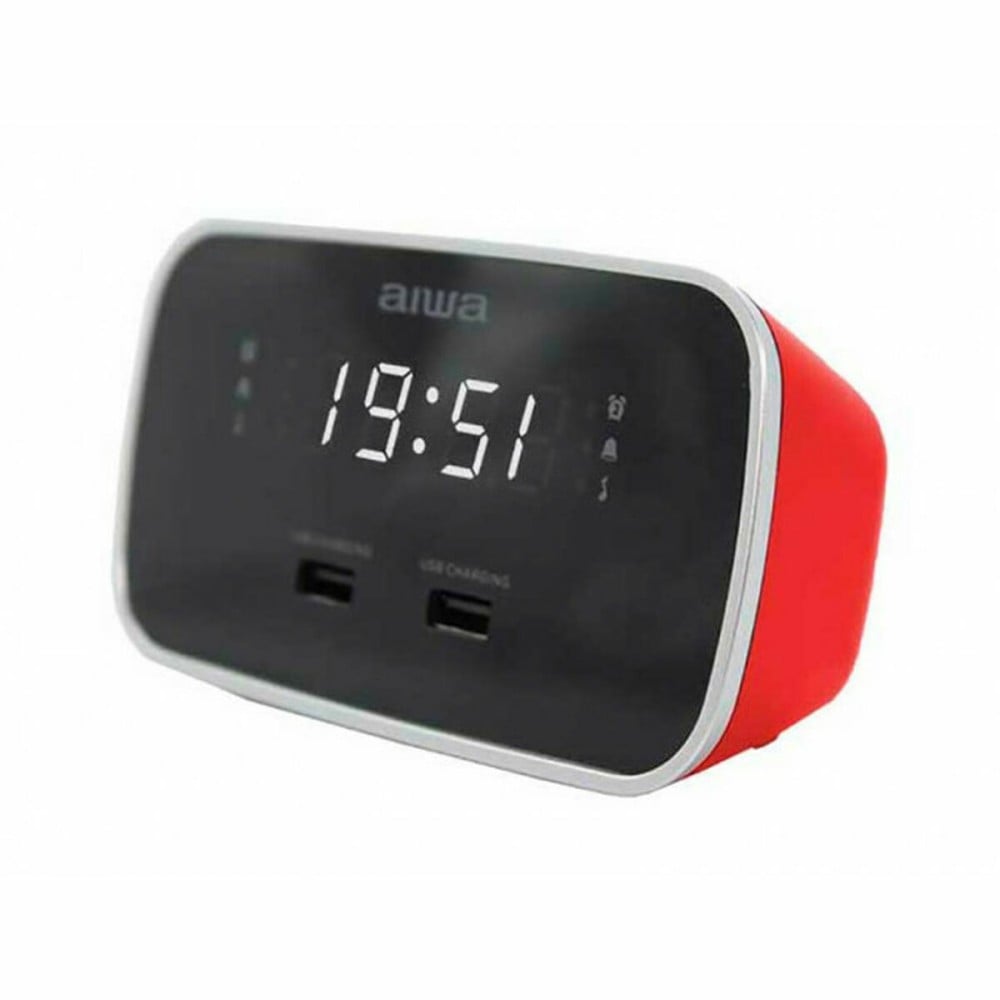 Clock-Radio Aiwa CRU-19RD Red