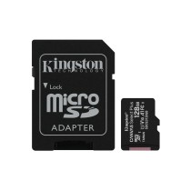 Micro SD Memory Card with Adaptor Kingston Canvas Select Plus 128 GB