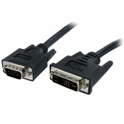 DVI-A auf VGA Verbindungskabel Startech DVIVGAMM1M           Schwarz 1 m