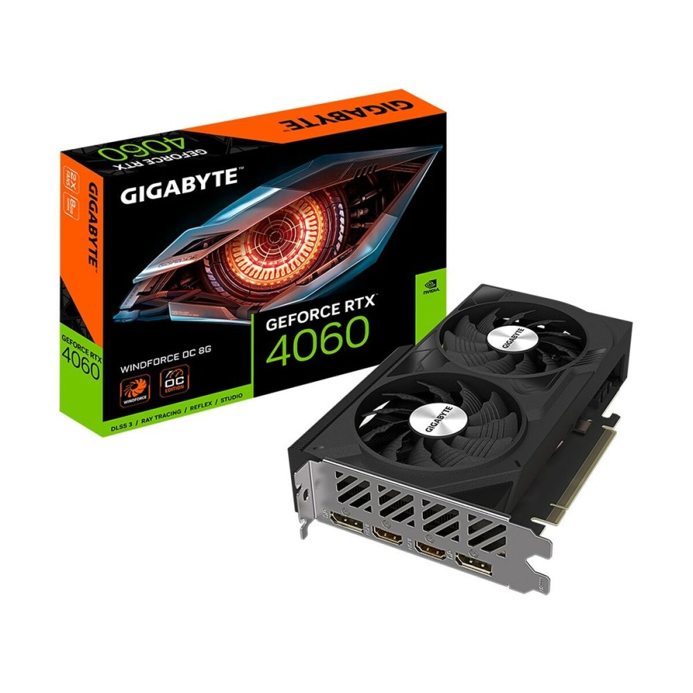 Graphics card Gigabyte GV-N4060WF2OC-8GD Geforce RTX 4060 GDDR6