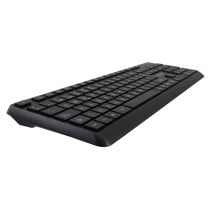 Tastatur mit Maus V7 CKW350ES Schwarz Qwerty Spanisch