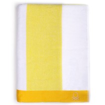 Serviette de plage Benetton BE041 Jaune 160 x 90 cm (90 x 160 cm)