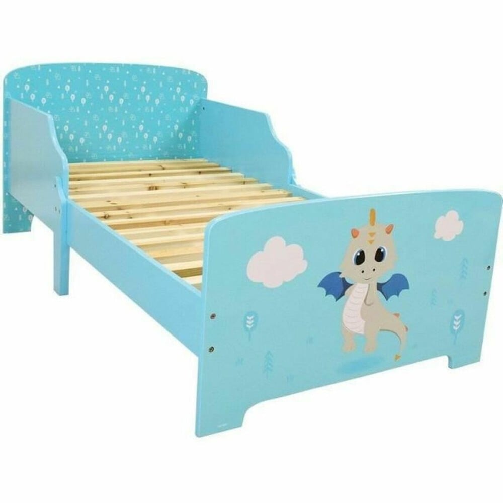 Bed Fun House LEON THE DRAGON 140 x 70 cm MDF Wood