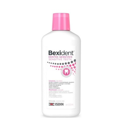 Bain de Bouche Isdin Bexident Dentes sensibles Anti-plaque (500 ml)