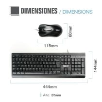 Keyboard and Mouse iggual IGG317617