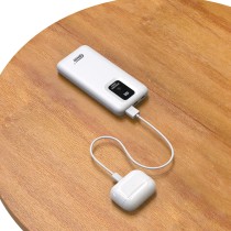 Powerbank Goms Aufladbar Weiß USB-C