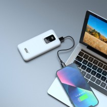 Powerbank Goms Aufladbar Weiß USB-C