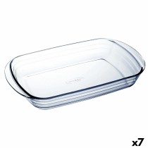 Plat de Four Ô Cuisine Ocuisine Vidrio Transparent verre Rectangulaire 32 x 20 x 6 cm (7 Unités)