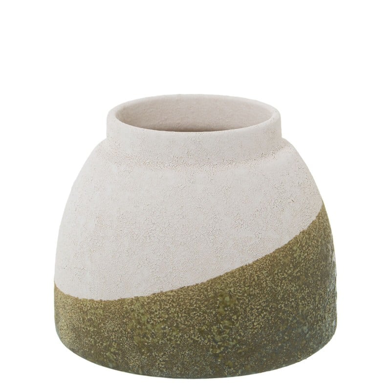 Vase Alexandra House Living Vert Beige Céramique 18 x 17 x 16 cm