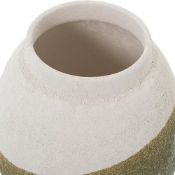 Vase Alexandra House Living Vert Beige Céramique 18 x 17 x 16 cm