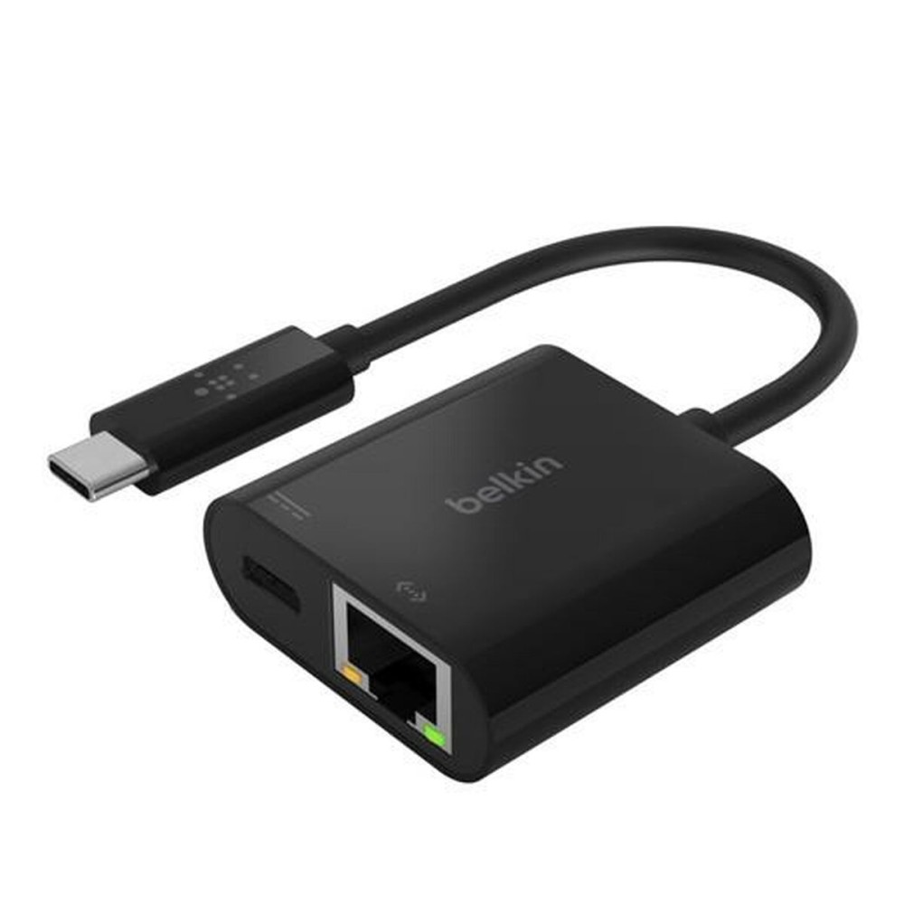 USB C -zu-Red RJ45-Adapter Belkin INC001BTBK Schwarz