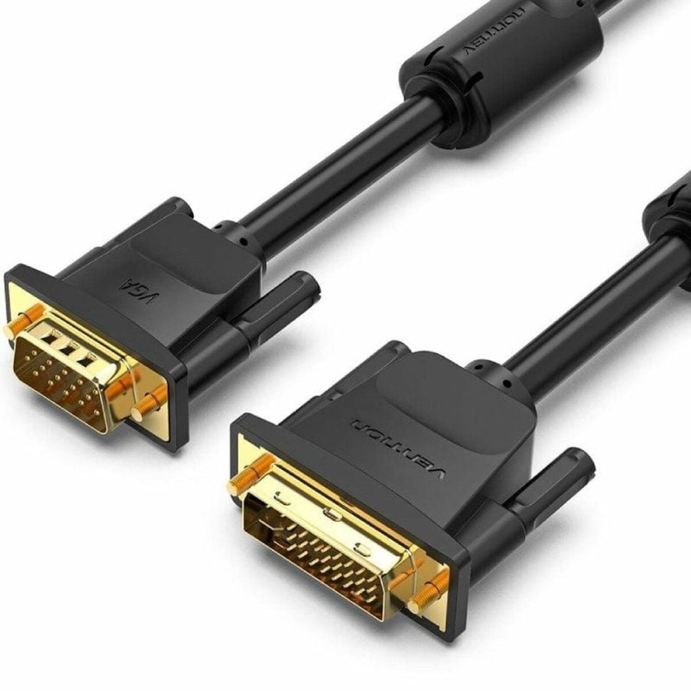 VGA-zu- DVI-Adapter Vention EACBI Schwarz 3 m