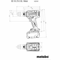 Screwdriver Metabo BS 18 LTX-3 BL I