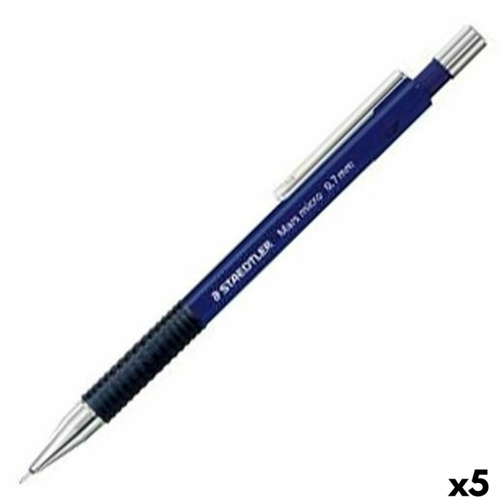 Portemines Staedtler Mars Micro Bleu 0,7 mm (5 Unités)