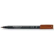 Marqueur permanent Staedtler Lumocolor Marron (10 Unités)