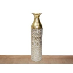 Bodenvase Alexandra House Living Gold Metall 15 x 63 x 15 cm