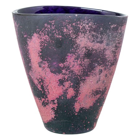 Vase Alexandra House Living Gris Rose Verre 28 x 46 x 23 cm