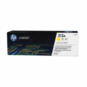 Toner original HP 312A Jaune