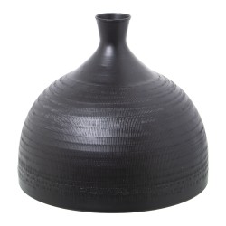 Vase Alexandra House Living Schwarz Metall 27 x 27 x 25 cm