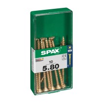 Schraubenkasten SPAX Yellox Holz Flacher Kopf 10 Stücke (5 x 80 mm)