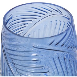 Vase Alexandra House Living Blau Kristall 17 x 17 x 23 cm