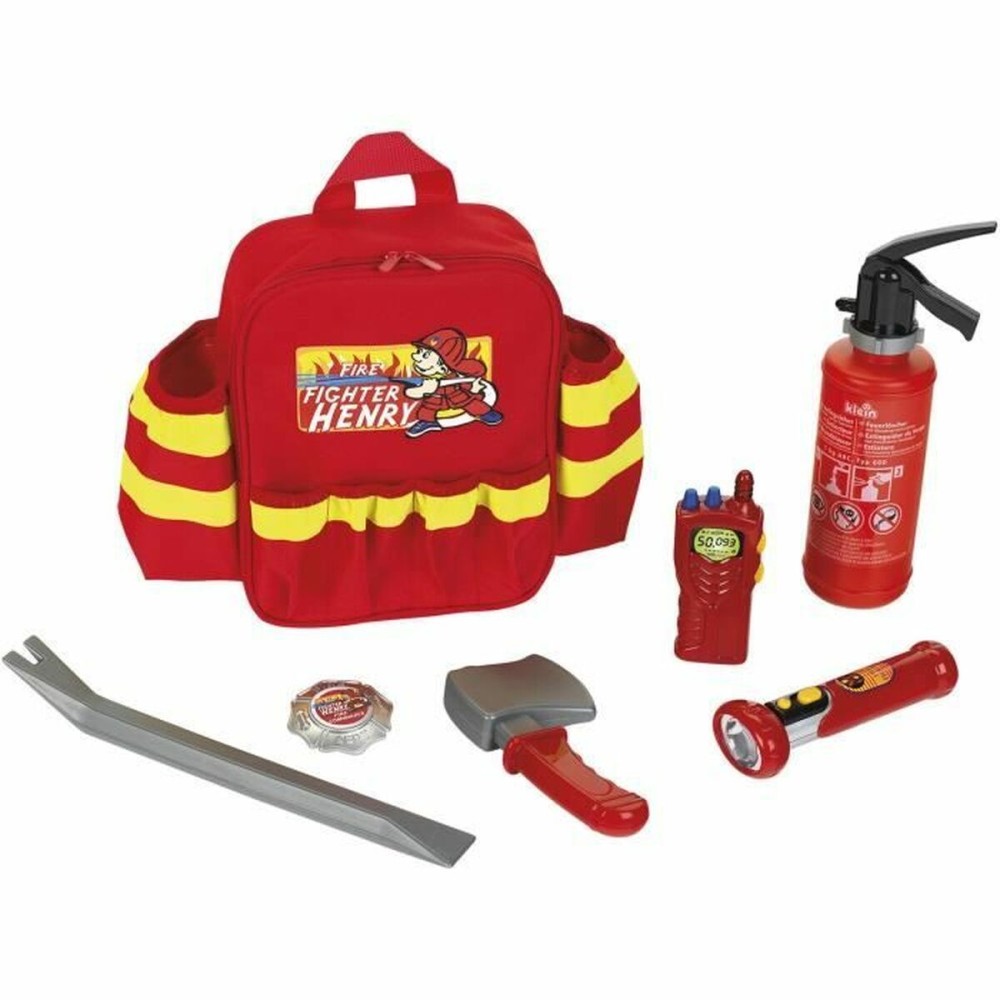 Fireman set Klein Rucksack 7 Pieces