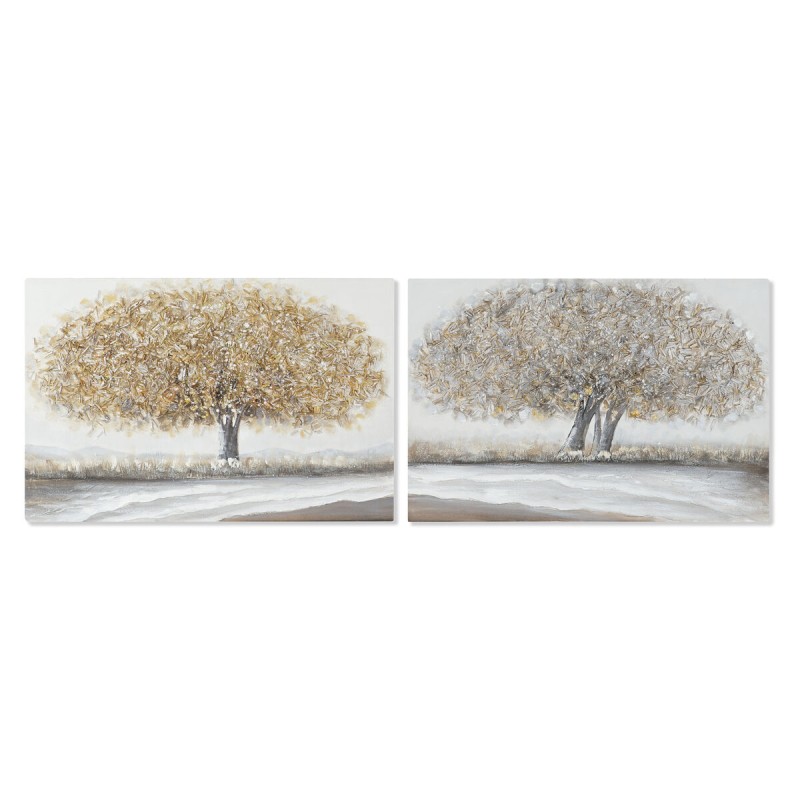 Cadre Home ESPRIT Arbre Traditionnel 90 x 2,5 x 60 cm (2 Unités)