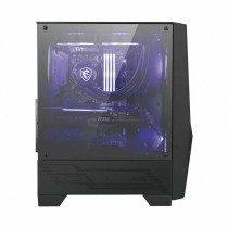 Boîtier ATX semi-tour MSI MAG FORGE 100M Blanc Noir Multicouleur Pourpre