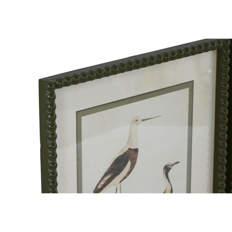 Painting Home ESPRIT Birds Cottage 40 x 2,5 x 54 cm (6 Units)