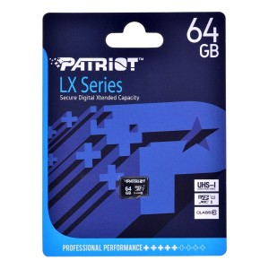 Micro SD-Karte Patriot Memory PSF64GMDC10 64 GB