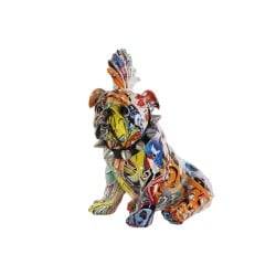 Figurine Décorative Home ESPRIT Multicouleur Chien 17 x 25 x 27 cm