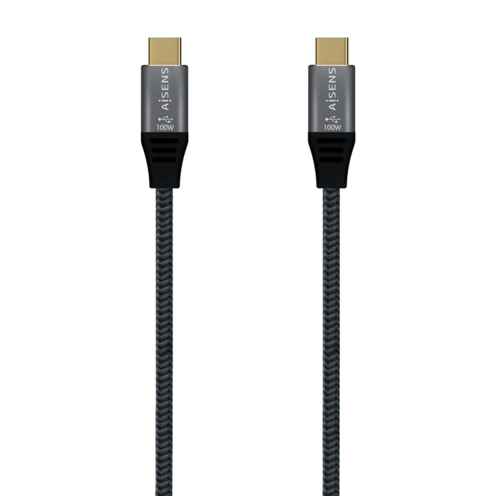 USB-C-Kabel Aisens A107-0634 2 m Grau (1 Stück)