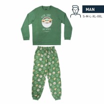 Pyjama The Mandalorian Vert foncé (Adultes) Homme