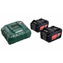 Ensemble chargeur et batterie rechargeable Metabo 685051000 5,2 Ah