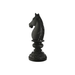 Deko-Figur Home ESPRIT Schwarz Pferd 13 x 13 x 33 cm