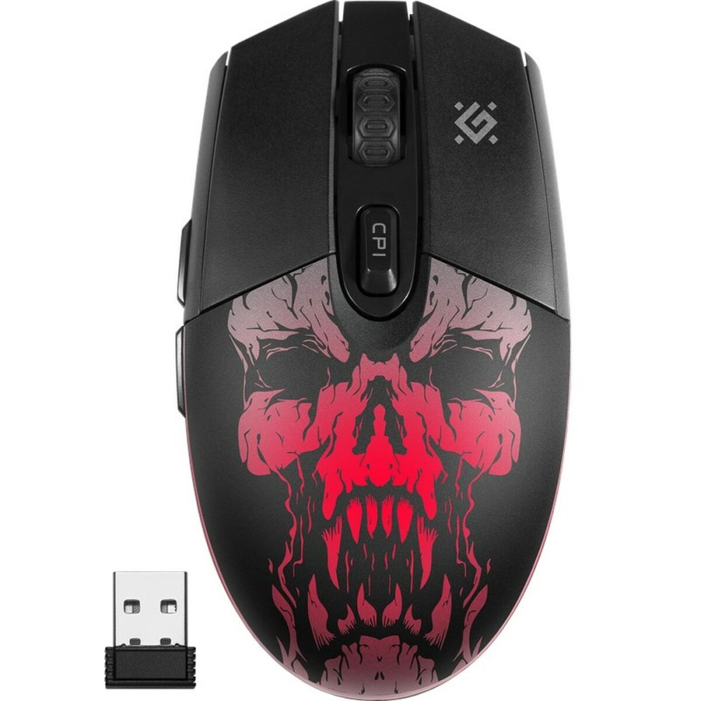 Souris sans-fil Defender Beta GM-707L Noir Multicouleur 1600 dpi