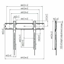 Support de TV Vogel's 7368000 80" 100 kg