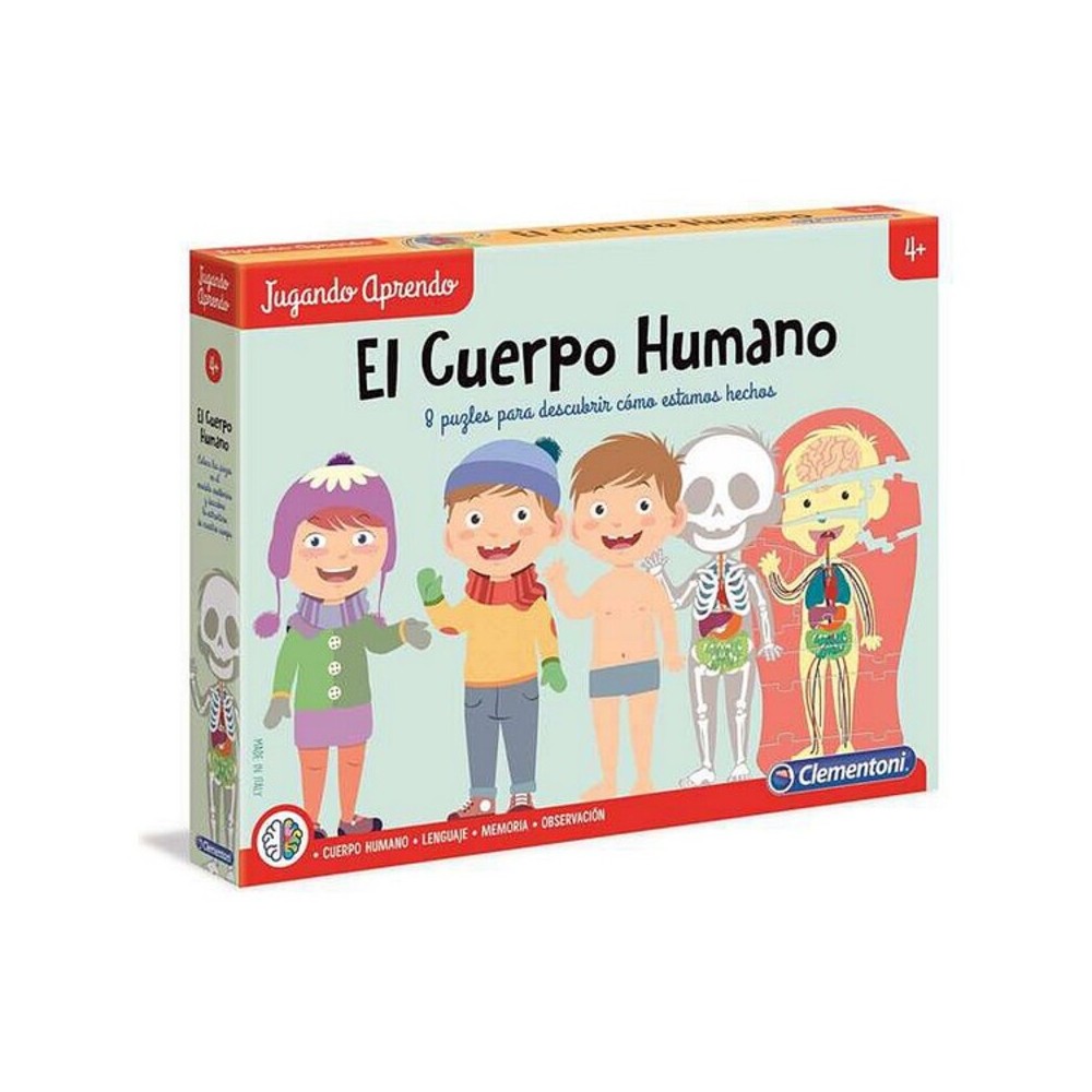 Educational Game Aprendo el cuerpo humano Clementoni 55114.9 37 x 28 cm (ES) (5 x 37 x 28 cm)