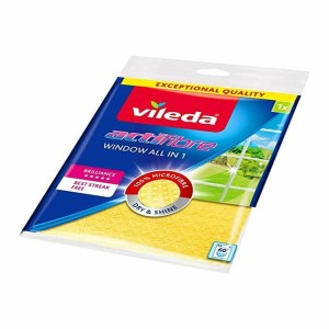 Cleaning cloth Vileda 171800 Yellow Glass (1 Unit)